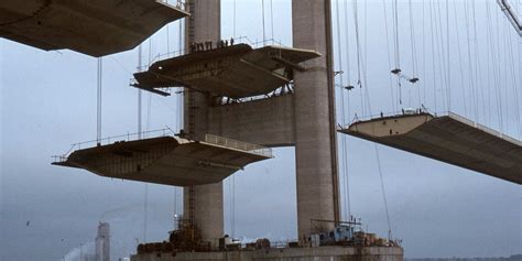 how did they build the humber bridge